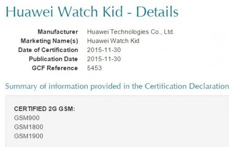 Huawei Watch Kid