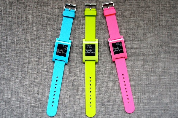 Pebble smartwatch color